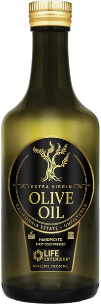 Ulei de măsline extravirgin California Estate, 500 ml, Life Extension