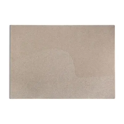 Covor taupe din lână 160x230 cm Abstract – Micadoni