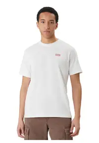 Tricou Barbati - Bumbac - Alb - Alb