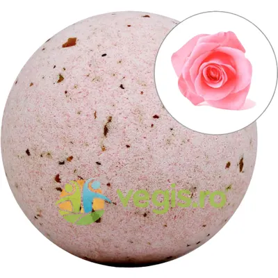 Bila Efervescenta pentru Baie cu Trandafir 140g