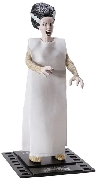 Figurină de acțiune The Noble Collection Movies: Universal Monsters - Bride of Frankenstein (Bendyfigs), 19 cm