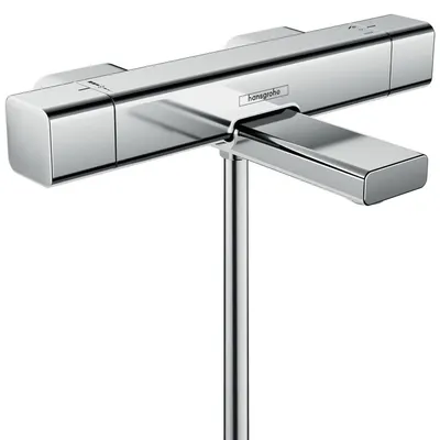 Baterie cada sau dus termostatata crom Hansgrohe, Ecostat E