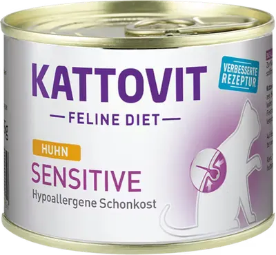 Conserva Kattovit Sensitive, Pui, 185 g