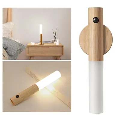 Set 2 x Lampa de veghe magnetica, LED cu senzor de miscare