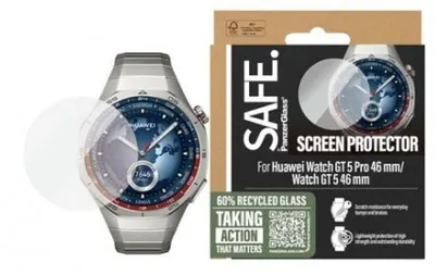 Protector de sticlă SAFE - Huawei Watch GT5 Pro, 46mm, transparent