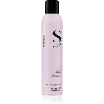 Alfaparf Milano Semi di Lino Style&Care Thermal Protector spray protector pentru modelarea termica a parului cu filtru UV 300 ml