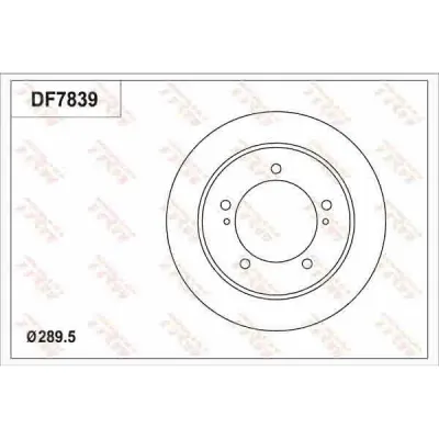 Disc frana TRW DF7839