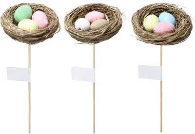 Decorațiuni de Paște PartyGo - Cuib decorativ, sortiment