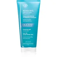 Ducray Keracnyl Foaming gel gel spumant de curatare pentru tenul gras, predispus la acnee