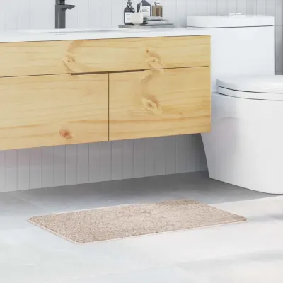 vidaXL Covoare de baie anti-derapante Crem 50 x 80 cm PP