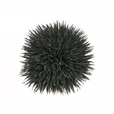 Brosa dama floare volumetrica bej neagra