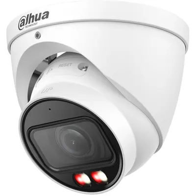 Camera IP Dahua WizSense IPC-HDW2649T-S-LED-0280B-PRO, 6MP, lentila 2.8mm, IR+lumina calda 30m, WizColor, ONVIF, microfon, IP67