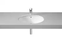 Lavoar Roca Berna A327899000, montare sub blat, 62 x 39 cm, Alb
