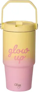 Cana termică Citron Glow Up - Pink And Yellow, 600 ml