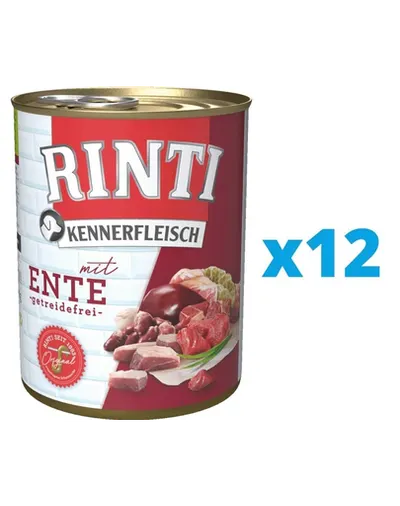 RINTI Kennerfleisch Duck hrana umeda cu rata 12 x 400 g