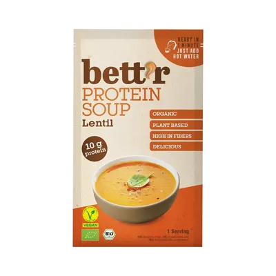 Supa instant proteica cu linte bio 30g Bettr