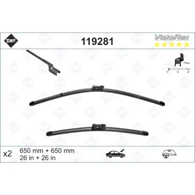 Lamela stergator SWF 119281