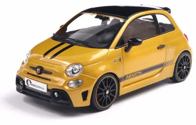 Model de colecție SOLIDO Moderne: Automobile - Fiat F595 Abarth Solido Works, Yellow, 2024
