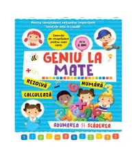 Geniu la mate – rezolvă, calculează, numără, adunarea și scăderea (Vol. 2) - Hardcover