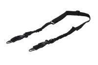 Curea Tactica de Transport 2 Puncte SATAC Bungee Type 1 - Negru - Default Title