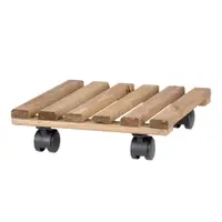 Bază mobilă pentru ghiveci din lemn (înălțime 8 cm) Indoor & Outdoor – Esschert Design
