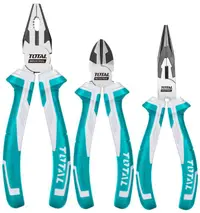 Set Clești TOTAL - Industrial, CrV, 3 piese