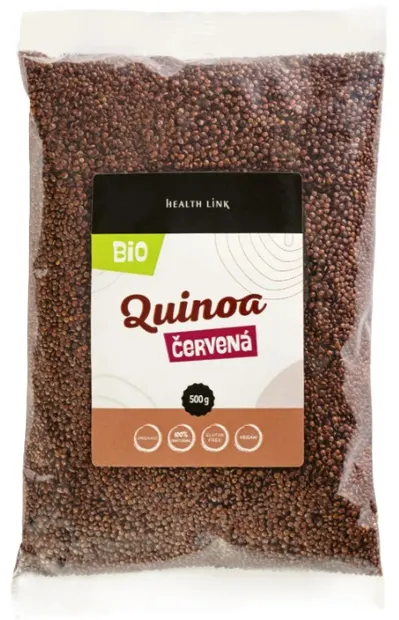 Quinoa roșie bio, 500 g, Health Link