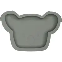 Tryco Silicone Plate Koala farfurie Olive Gray 1 buc