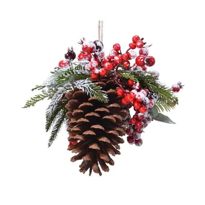 Decoratiune - Deco Pinechanger Frost Berrie 25 cm