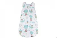 Saculet de dormit gros din bumbac model ursuleti 0-6 luni
