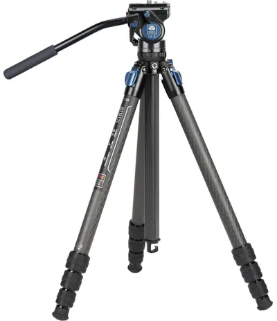 Stativ SIRUI - ST-124, cu cap de video VH-5, 38-158cm, negru