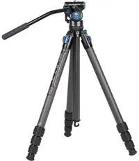 Stativ SIRUI - ST-124, cu cap de video VH-5, 38-158cm, negru