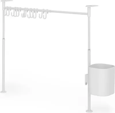 Organizator telescopic pentru ustensile Umbra - Anywhere, alb