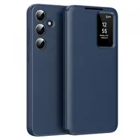 Husa pentru Samsung Galaxy A56 A566, Techsuit, SmartView, Albastra