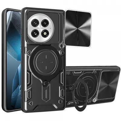 Husa pentru OnePlus 13, Techsuit, CamGuard Pro, Neagra