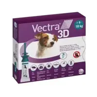Pipeta antiparazitara pentru caini 4 - 10 kg Vectra 3D x 1 pipeta