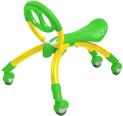 Cărucior de călărit 2 în 1 Caretero Toyz - Beetle, verde