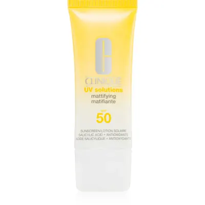 Clinique Sun UV Solutions Mattifying Sunscreen SPF 50 crema de soare pentru fata cu efect matifiant 40 ml