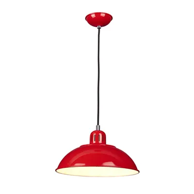 Lampa suspendata Franklin 1 Light Pendant – Red
