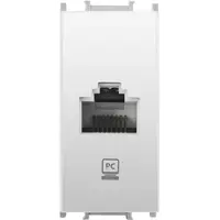 Priza date Rj45 cat 6 alb 1 modul Thea Optima