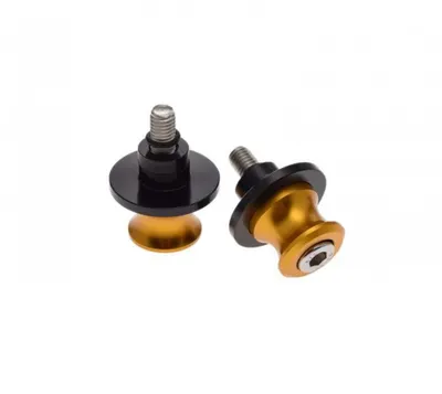 Adaptor pentru bascula moto, stender cu gheare, filet M8x1.25, culoare auriu