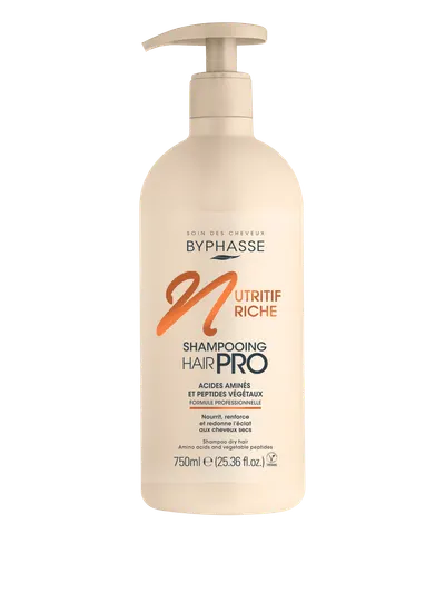 Sampon pentru par uscat HairPro Nutitiv Riche, 750ml, Byphasse
