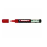 Marker cu vopsea pe baza de apa edding Ecoline 50, corp din plastic reciclat, varf rotund, 2-3 mm, rosu