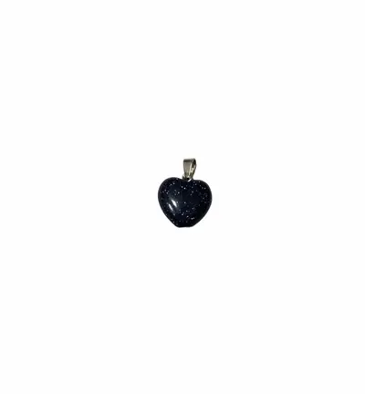 Pandantiv piatra Engros, INIMA PIATRA SOARELUI ALBASTRA, 1.5 cm