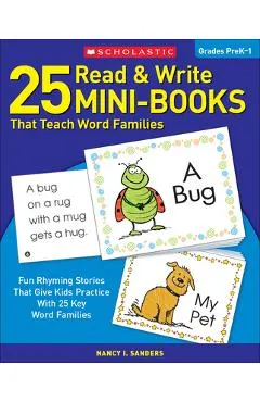 25 Read & Write Mini-Books: That Teach Word Families