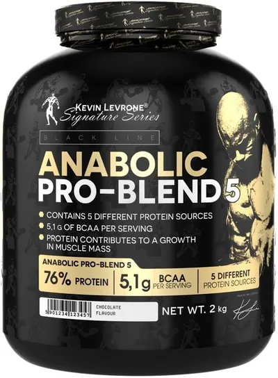 Black Line Anabolic Pro Blend 5, ciocolată, 2 kg, Kevin Levrone