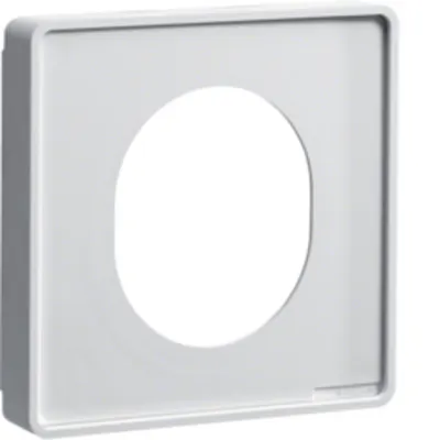 Adaptor aparataj CEE, fără halogen, 80 mm, RAL9001