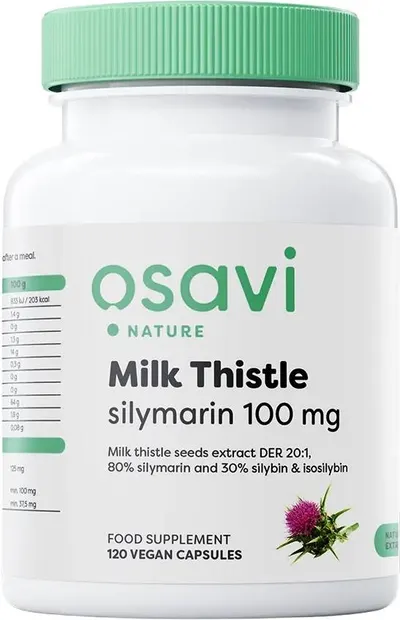 Milk Thistle Silymarin, 100 mg, 120 capsule, Osavi