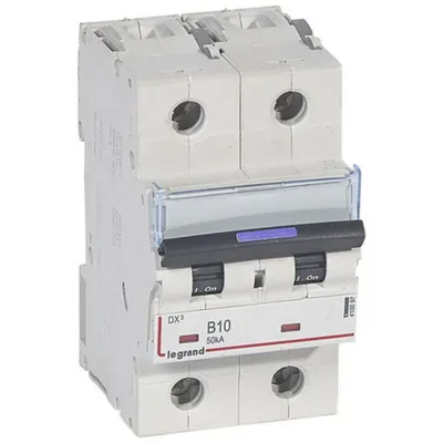 Disjunctor termomagnetic DX³ - 2P - 10 A - 50 kA - curba B - 3M
