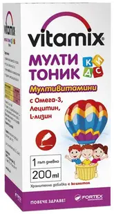 Vitamix Multitonic Kids Sirop, 200 ml, Fortex